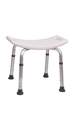 Antar AT51009 Aluminium Shower Toilet Stool 1.8 kg, White