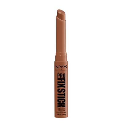 NYX Professional Makeup Correttore in Stick, Attenua, Corregge e Illumina, Tenuta fino a 12h, Arricchito con Acido Ialuronico, Pro Fix Stick, Tonalità: Cappuccino, 1,6 g