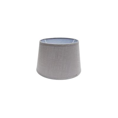 Abat-jour E27, gris, 20 x 15 x 12 cm, conique ouvert, idéal pour donner du style à des lampes et créer des ambiances chaleureuses.
