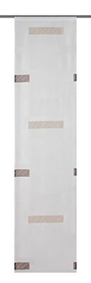 Home Fashion Panneau Coulissant, Polyester, Marron