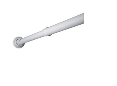 TATAY 5580201 - Barre Droite en Aluminium ABS Blanche 75-115 cm