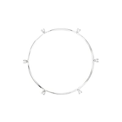creative cables Cirkelkooi – structuur voor kroonluchters – S – Ø 40 cm, transparant