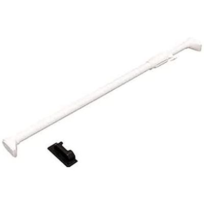 Iris Ohyama, Barre téléscopique, Tringle à rideau, 75/120 cm, Solide, Montage facile, Salle de bain, Montage facile, Dressing - Telescopic Stick H-NPJ-120 - Blanc
