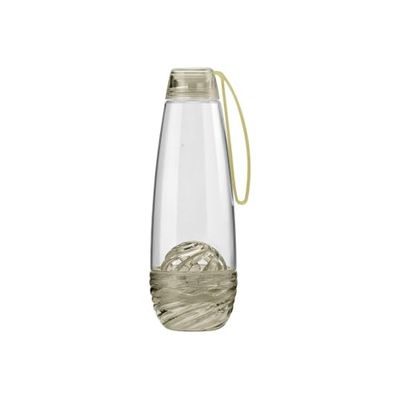 Avilia Borraccia con Infusore per Frutta Sabbia 750 ml - Infrangibile, Resistente agli Urti, Fondo Apribile per Facile Pulizia, Laccetto Integrato per Trasporto e Ampio Collo per Riempimento Veloce.