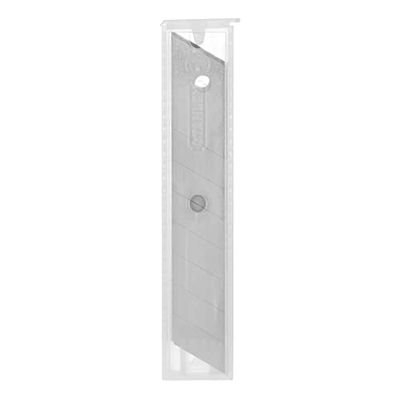 STANLEY Lâmina de cortador padrão de 18 mm, substituição para cortadores de 18 mm, folha de secção em 8 cortes, 10 dispensadores de 10 unidades, para cortes precisos e duradouros, 1-11-301