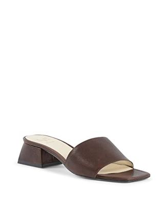 19V69 ITALIA Women's Neper Junior Calf Caffe Clog, Brown, 5 UK