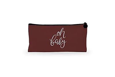 Bonamaison Stampato Digitalmente 100% Cotone Astuccio Portapenne con Cerniera in Tela, Portapenne per Studenti, Bambini, Ragazzi, Ragazze, Astuccio per Matita, 1 Pezzo, Dimensioni: 21x12 Cm
