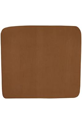 Meyco Baby Uni aankleedkussenhoes (zacht en huidvriendelijk, van 100% katoen, wasbaar, eenvoudig onderhoud, geschikt voor de droger, grootte: 85 x 75 cm), camel