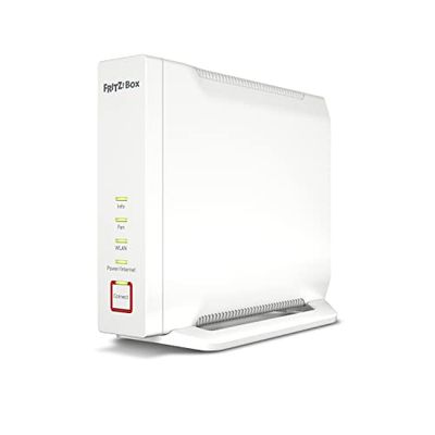 AVM Fritz!Box 4060 International - Router Wi-Fi 6, Tribanda con hasta 6 Gbps, Mesh, 4 x LAN Gigabit, 1 x USB 3.0, Interfaz en Español