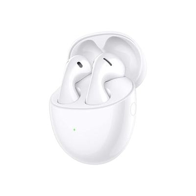 HUAWEI FreeBuds 5 TWS Ecouteurs Bluetooth, Certifié Hi-Res, Basse puissante, Conception Ouverte pour Un Confort amélioré, Jusqu'à 30 Heures d'autonomie, Étanchéité IPX4, Blanc Céramique