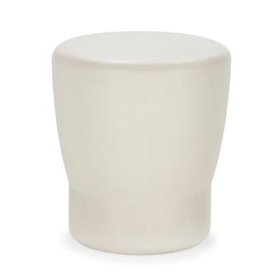MESA AUXILIAR 40X40X45,5 CEMENTO BLANCO