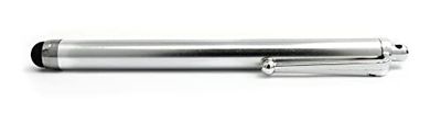 SYSTEM-S Stylus Pennino Capacitivo dello Schermo per Smartphone, Touch Screen del Telefono Cellulare, Tablet, PC, PDA, Argento