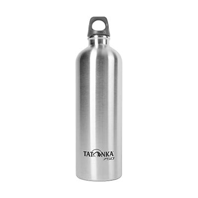 Tatonka Drinkfles van roestvrij staal, 0,75 l, onbreekbare fles van roestvrij staal, vrij van schadelijke stoffen (BPA-vrij), roestvrij, geschikt voor levensmiddelen, vaatwasmachinebestendig, met
