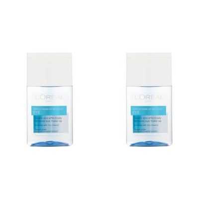 L'Oreal Paris Gentle Eye Make-Up Remover for Sensitive Eyes 125 ml (Pack of 2)