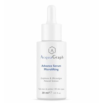 ACQUAGRAPH® Sérum Visage Microlifting, Hydratation Intensive, Réduction des Rides, Sérum Anti-Âge sans parabènes, Apaisant, Hydratant, Effet Liftant, Revitalisant. Pour tous les types de peau. 30 ml