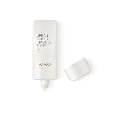 KIKO Milano Urban Shield Invisible Fluid Spf 50+, Fluido Facial E Hidratante Protector Con Spf 50+