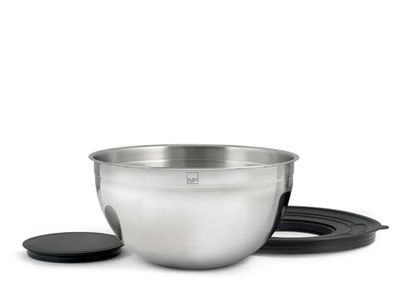 H&h mixing bowl in acciaio inox con coperchio cm 24