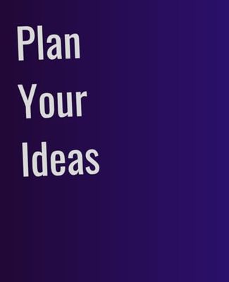 plan your ideas nortebook, geometry notebook: 7x9.25 inch plain, 32 pages for kids and students, blue-violet color, notebook with maths