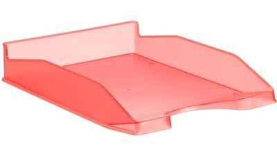 Panier de Bureau en polystyrène Rouge A4 25,5 x 34,8 x 6,5 cm