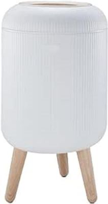 KITCHEN MOVE Poubelle sur pied de salle de bain touch 9L LIMO Couleur bois