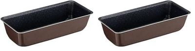 Tefal Un moule à cake, Chocolat, Ø28 cm (Lot de 2)