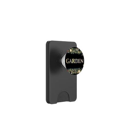 William Morris Garden - Lema floral y marco PopSockets PopWallet para MagSafe