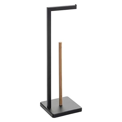 Five Atmosphera Dérouleur de Papier Toilette avec réserve - Natureo - Noir