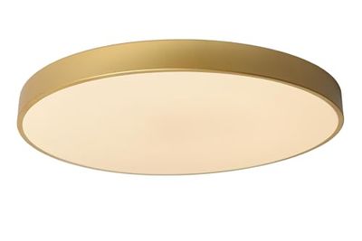 LUCIDE UNAR Plafoniera Diametro 60 cm LED Dim. 1 x 60 W 2700 K 3 StepDim Oro Opaco/Ottone