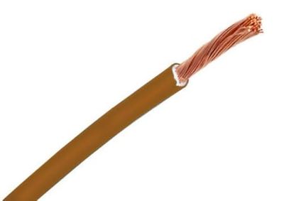 Velocraze Rollo - hilo flexible de línea marrón, 100m, 16mm², ideal para instalaciones eléctricas, resistente y fácil de manejar.