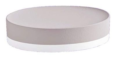 Gedy New Mizar Soap Dish, Ceramic, Beige, 9 x 12.3 x 3