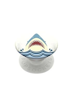 PopSockets PopGrip - Supporto e Impugnatura per Telefoni Cellulari e Tablet con Un Top Intercambiabile - Shark Jump