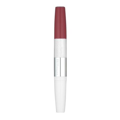 Maybelline New York Superstay 24Color Rossetto a Lunga Durata Doppio Gesto, Liquido Intenso e Balsamo per Fissare il Colore, 260 Wildberry