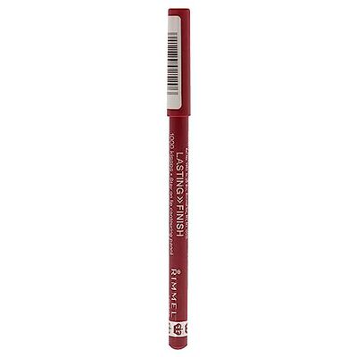 Rimmel London Lasting Finish 1000 Kisses Matita Labbra, Lunga Durata e Colore Intenso, 004 Indian Pink, 1.2 g