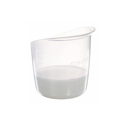 Medela 8000507 - Copo graduado reutilizável, transparente, 10 unidades