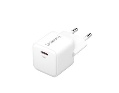 Intenso Power Adapter W30C GaN, USB-C voeding met 30 watt en GaN-technologie, wit