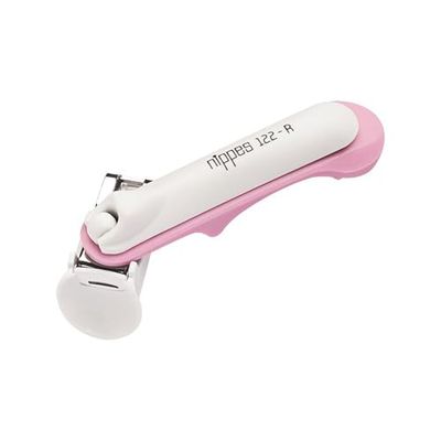 Nippes Solingen säkerhetsnagelknippa för bebisar, plast, 8 cm, rosa, 122R