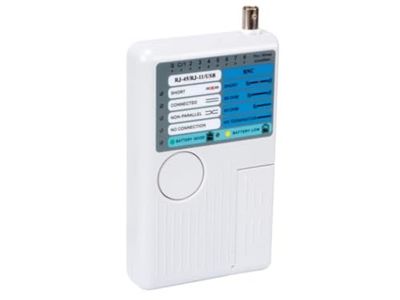 Velleman Testeur de câbles USB, LAN, RJ45, RJ11, RJ12