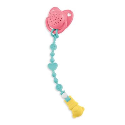 Corolle 9000141400 - fopspeen met 15 geluiden en fopspeenketting, voor alle 36 cm babypoppen, poppenaccessoires, vanaf 3 jaar