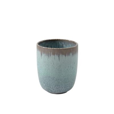 Villeroy & Boch Tasse à glace à la lave sans anse, tasse en faïence sans anse pour des moments de café spéciaux, 400 ml, passe au lave-vaisselle, Glacé, 1 Unité (Lot de 1)