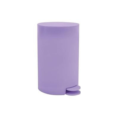 MSV OSAKI Pedaalemmer voor badkamer, 3 l, lavendel, mat
