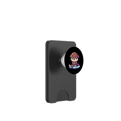Te Amo Castor De Hockey Sobre Hielo PopSockets PopWallet para MagSafe