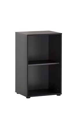 51 x 41 x 83,6 cm Plank, houtmateriaal, mat zwart