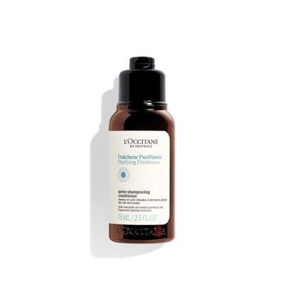 L'OCCITANE - Balsamo Freschezza Purificante, 75 ml, Capelli e Cuoio Capelluto Grassi, Prodotto in Francia