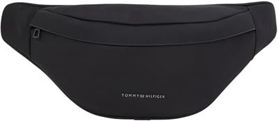 Tommy Hilfiger Sac Banane Homme Repreve Bumbag avec Logo, Noir (Black), Taille Unique