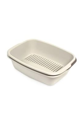 LETTIERA Aperta per Gatto Modello Miso Gatti Toilette IGIENICA NO PALETTA TRIPLA VASCA Colori ASSORTITI
