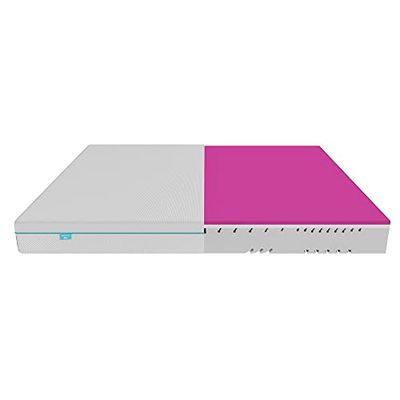 Cecotec Matelas Flow One + 135x190 3 couches, 18 cm de hauteur, haute fermeté, noyau de profil avec mousse HRC, morphadapt, frais et Easyclean