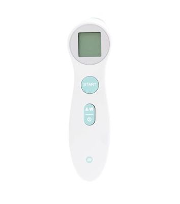 Bebeconfort No Touch, termómetro eletrónico frontal com ecrã LED, tecnologia infravermelhos para deteção de temperatura frontal, fácil e rápido de usar, cor branca