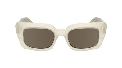 CALVIN KLEIN CK24512S Zonnebril voor dames, krijt, eenheidsmaat, Krijt, one size