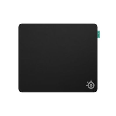 SteelSeries tapis de souris gaming QcK L Performance Balance - Densité élevée pour une glisse fluide - Bords cousus à profil bas - Base antidérapante en néoprène - Taille 490 x 420 mm -FPS, MOBAs, RTS