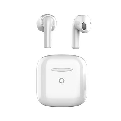 Echo PODS AIR Bianco, Multi-compatibile (smartphone, tablet e computer), 70 ore di standby, 3,5 ore Tempo di ascolto, Tempo di chiamata, Voce in francese, Assistenti vocali
